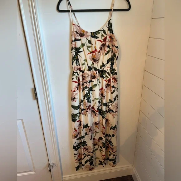 chinese dress ladies Dex Smocked Tiered Maxi Dress